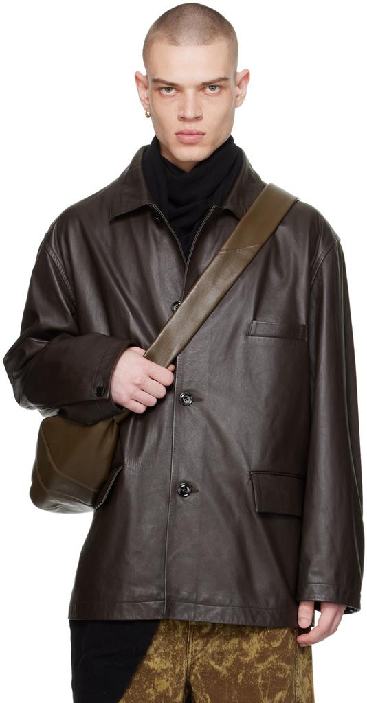 ジャケット・アウター lemaire suit coat dark brown Lemaire Brown Suit Coat – BlackSkinny