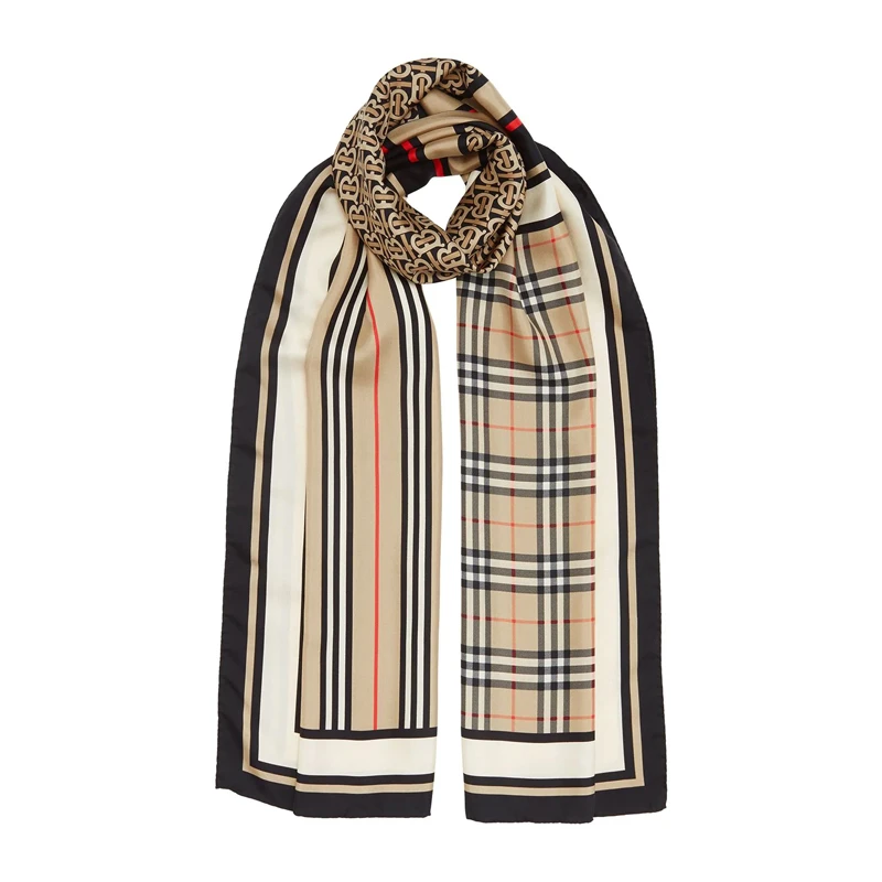 BURBERRY 棕色女士围巾 8011951 商品