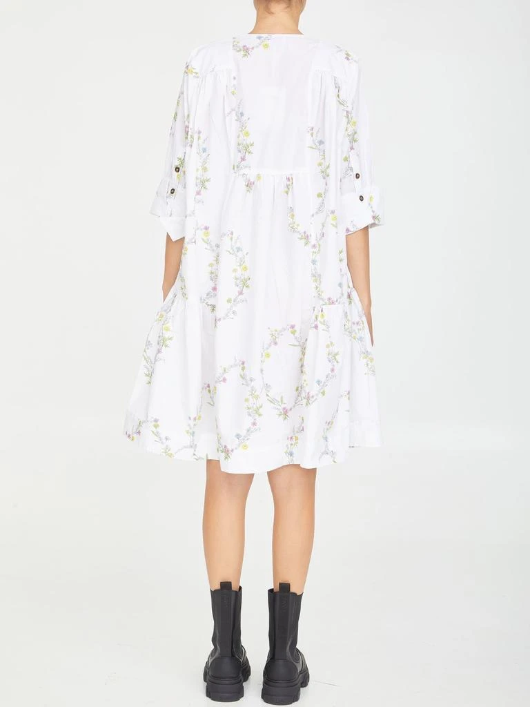 商品Ganni|Ganni Floral Cotton Dress,价格¥1375,第4张图片详细描述