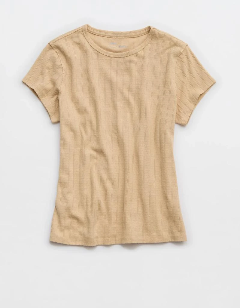 商品Aerie|Aerie Pointelle Vintage T-Shirt,价格¥76,第3张图片详细描述