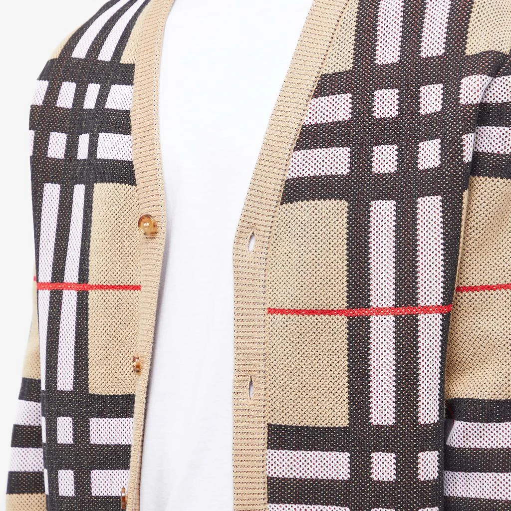 商品Burberry|Burberry Harriford Pique Check Cardigan,价格¥7122,第5张图片详细描述