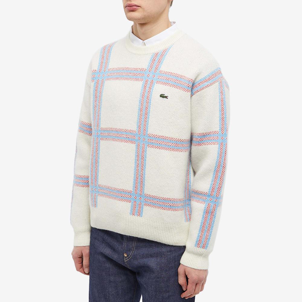 Lacoste Check Wool Crew Knit商品第2张图片规格展示