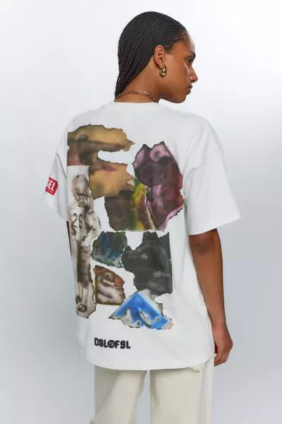 【DIESEL】【DIESEL】t-boxty Diesel T-boxty-ls T-shirt In White | ModeSens