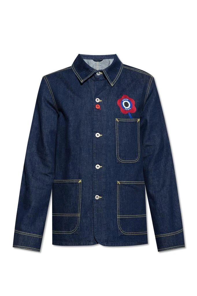 商品Kenzo|Kenzo Target Denim Workwear Jacket,价格¥3161,第1张图片