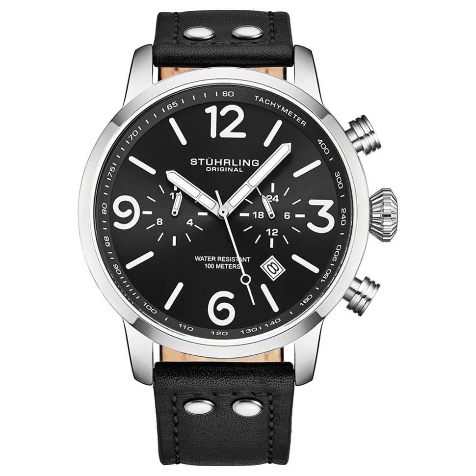 商品Stuhrling|Stuhrling Aviator Men's Watch,价格¥948,第1张图片