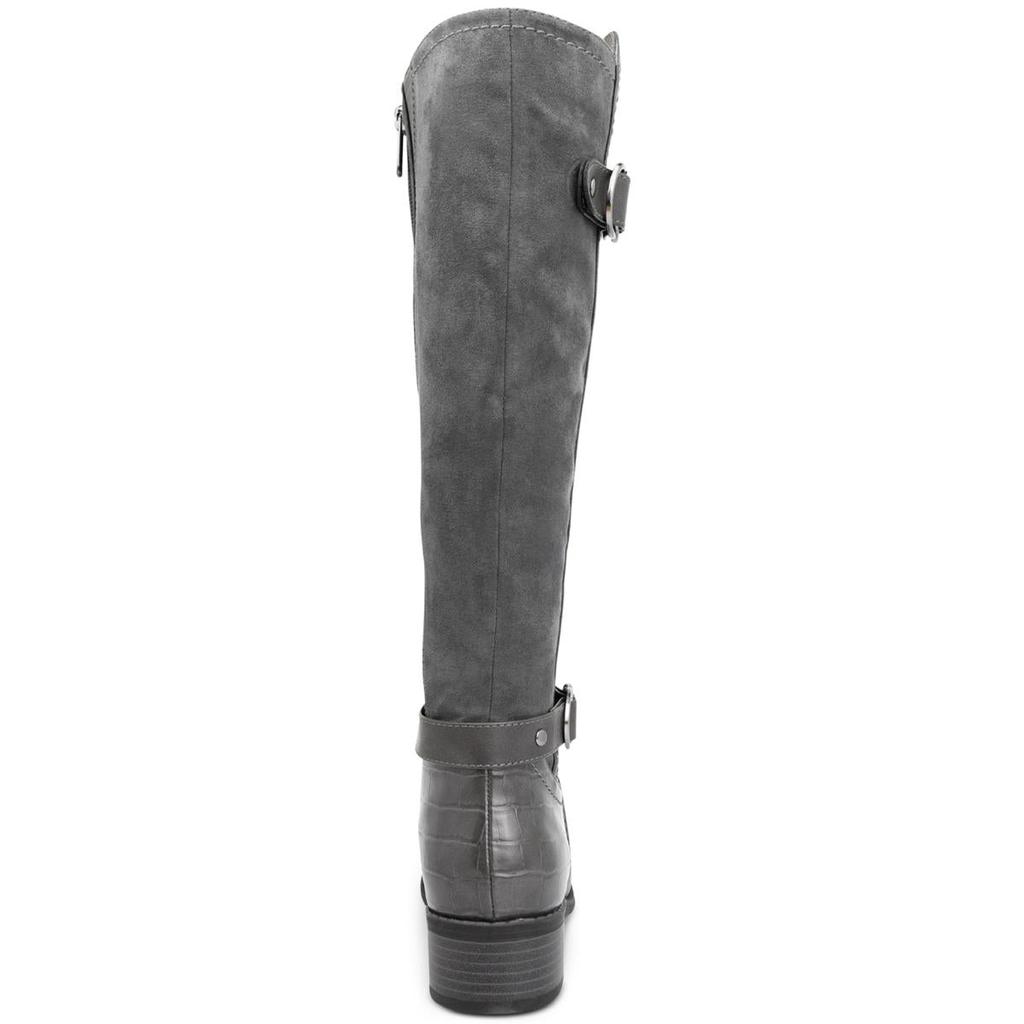 Karen Scott Womens Leandraa Faux Leather Knee-High Boots商品第8张图片规格展示
