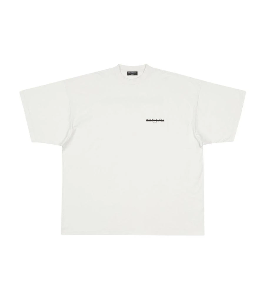 商品Balenciaga|Cotton Logo Oversized T-Shirt,价格¥4134,第1张图片