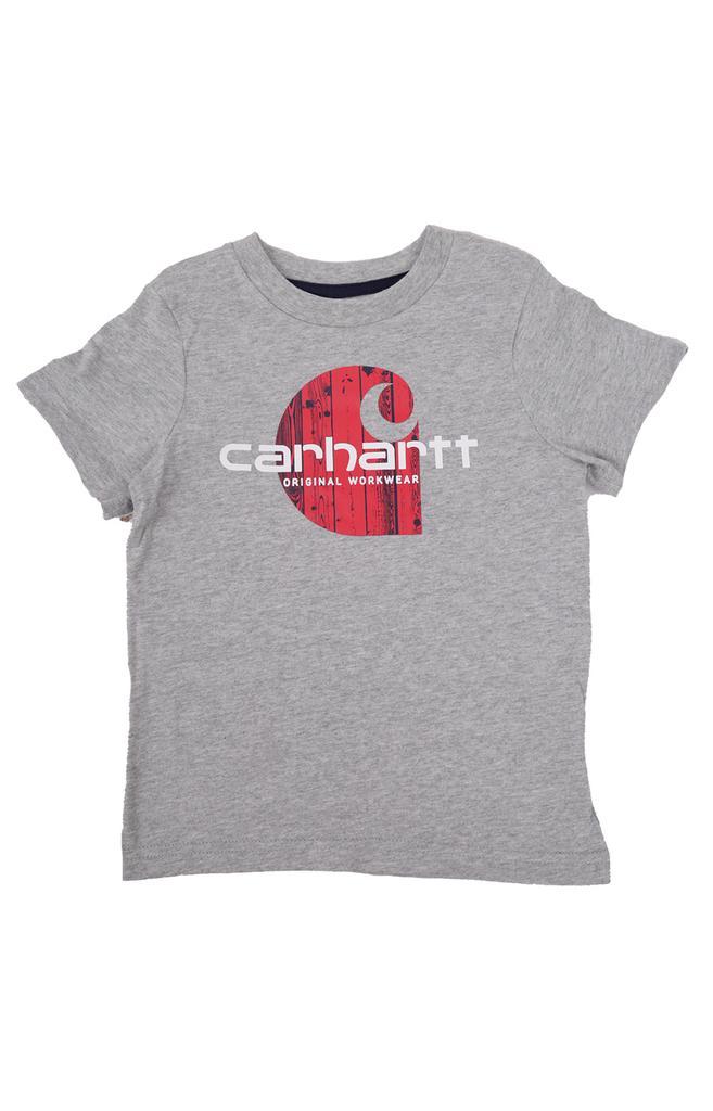 商品Carhartt|(CA6241) SS Woodgrain T-Shirt - Grey Heather,价格¥58-¥60,第1张图片