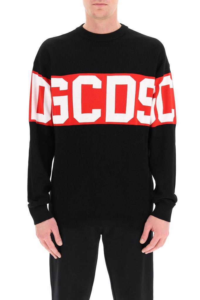 商品GCDS|Gcds logo intarsia sweater,价格¥1480,第4张图片详细描述