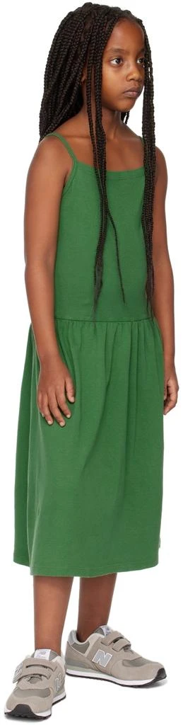 商品Gil Rodriguez|SSENSE Exclusive Kids Green Lapointe Dropwaist Dress,价格¥219,第4张图片详细描述