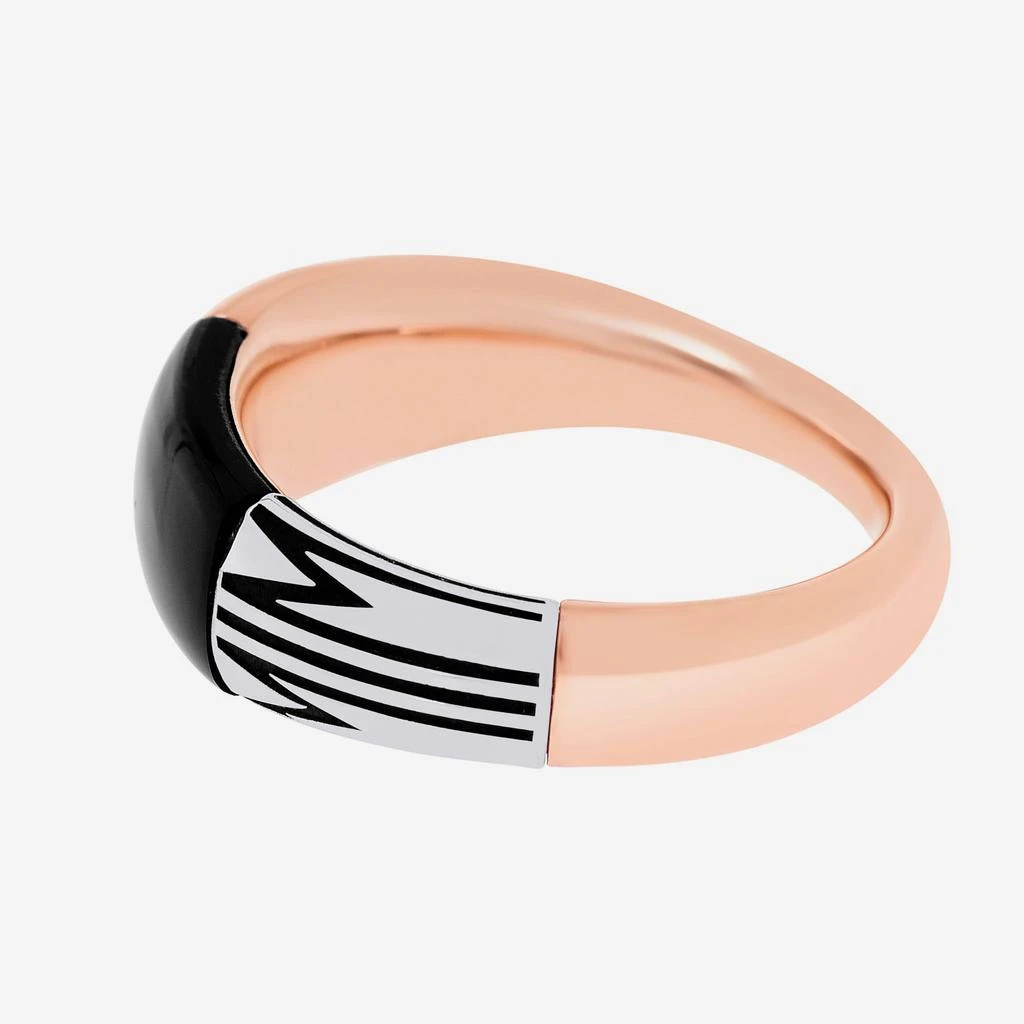 商品Mimi Milano|Mimi Milano Tam Tam 18K Rose And White Gold, Onyx Band Ring Sz. 6.75 AXM373H8O-54,价格¥6298,第3张图片详细描述