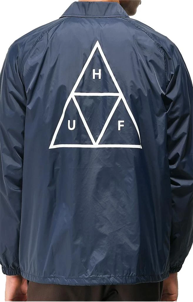 商品HUF|Essentials TT Coaches Jacket - Navy,价格¥261,第3张图片详细描述