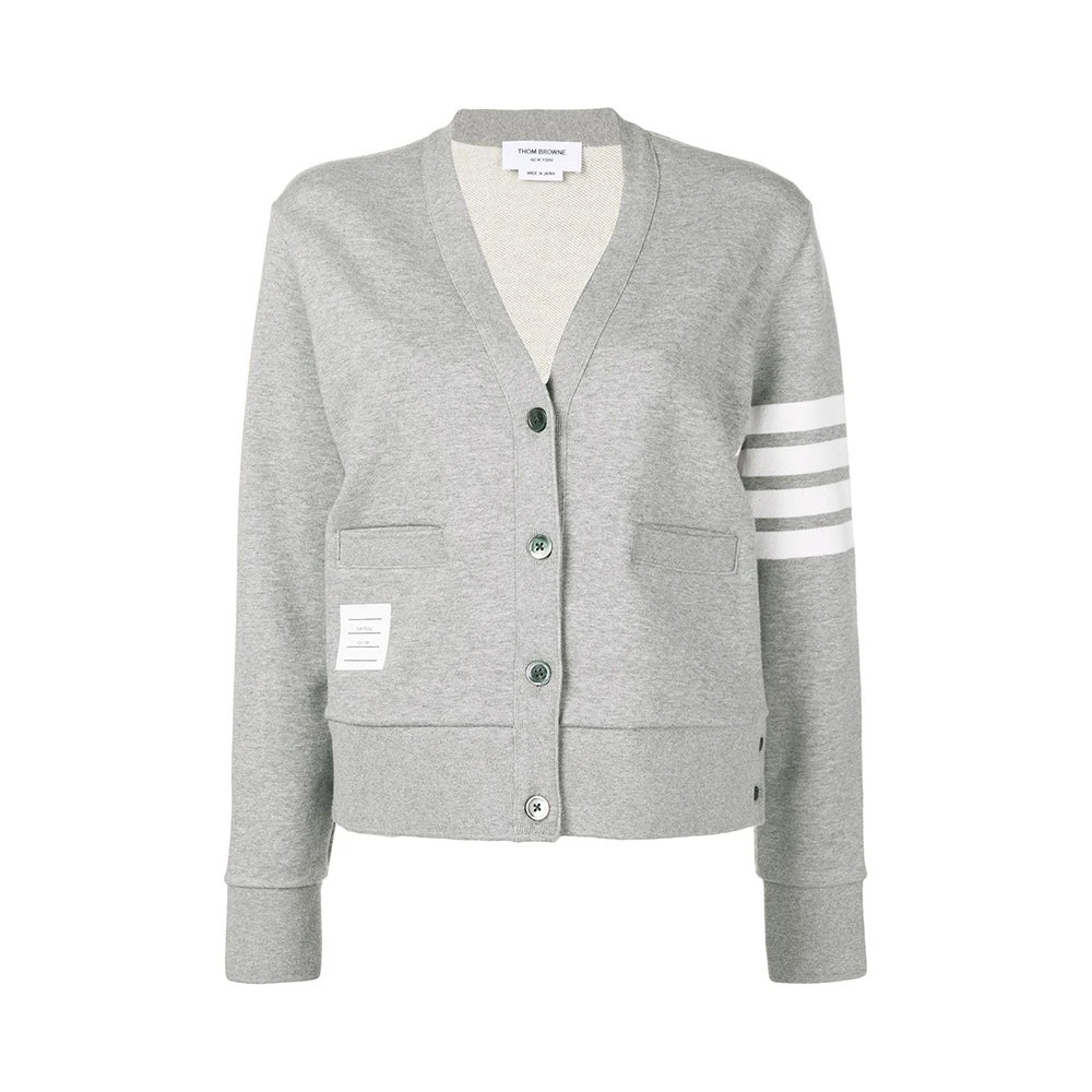 商品Thom Browne|THOM BROWNE 灰色女士针织衫/毛衣 FJT069A-00535-055,价格¥4285,第1张图片