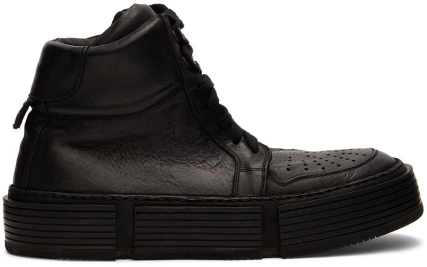 商品guidi|Black Basket Sneakers,价格¥5273,第1张图片