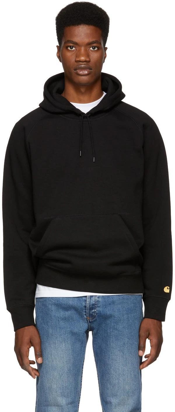 商品Carhartt WIP|Black Chase Hoodie,价格¥511,第1张图片