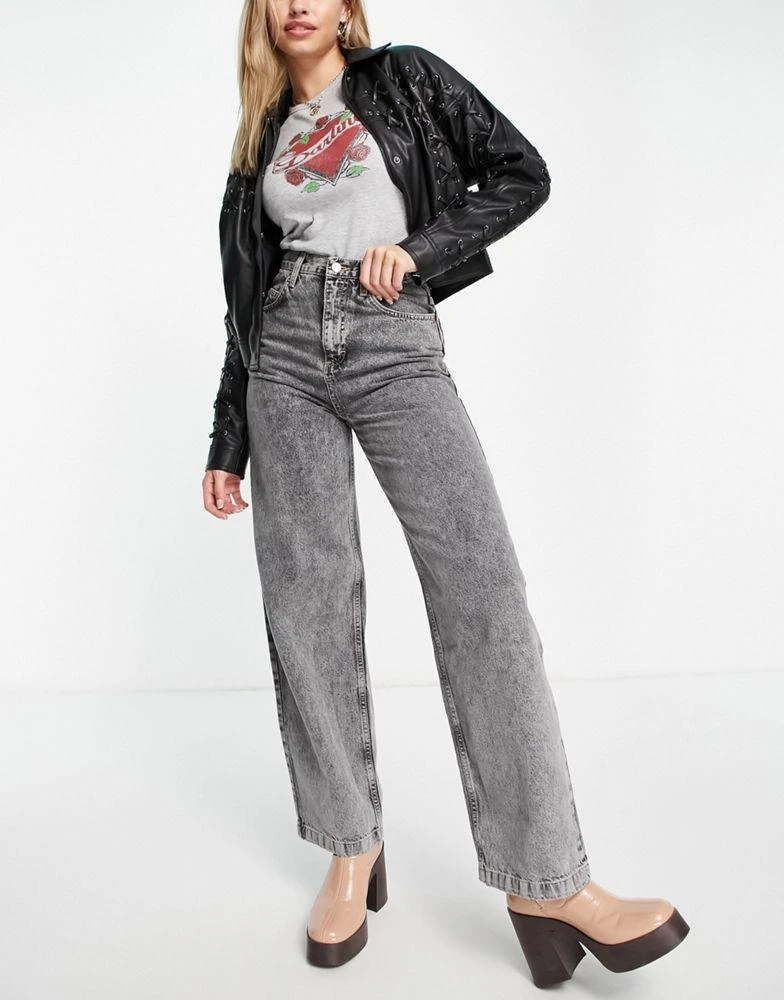 商品Topshop|Topshop Baggy jeans in grey,价格¥164,第1张图片