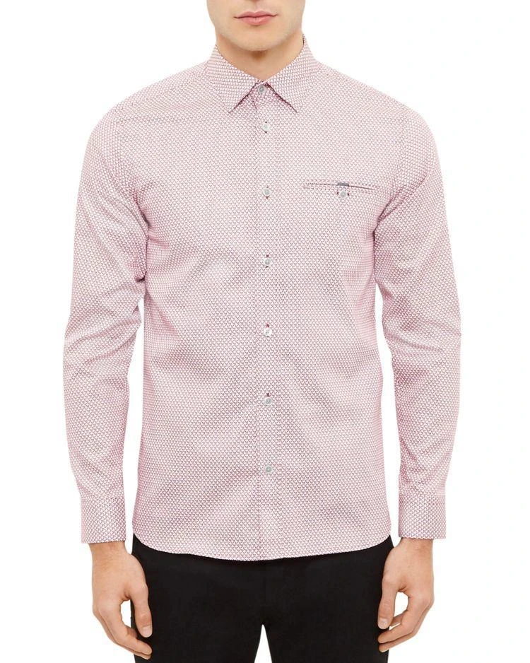 商品Ted Baker London|Vilamor Geo Printed Regular Fit Button-Down Shirt,价格¥689,第1张图片