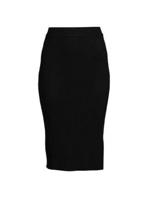 商品Saks Fifth Avenue|Ribbed Knit Midi Pencil Skirt,价格¥121,第4张图片详细描述