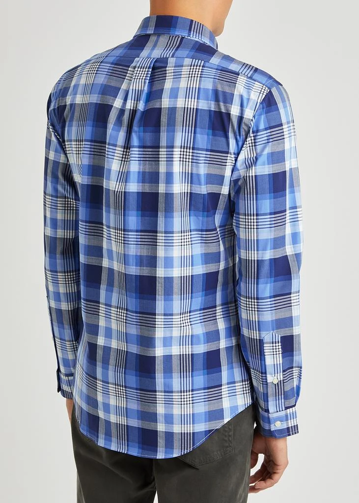 商品Ralph Lauren|Blue checked stretch-cotton shirt,价格¥502,第3张图片详细描述