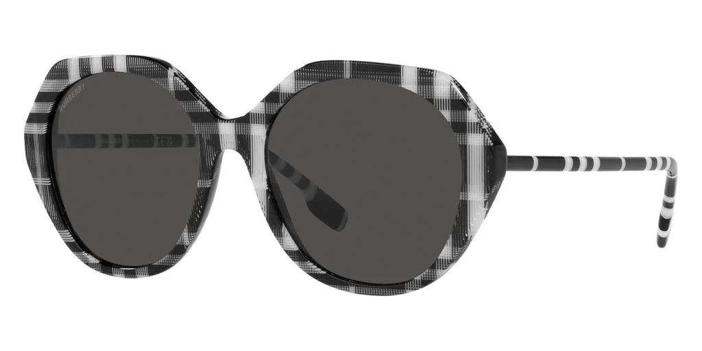 商品Burberry|Vanessa Dark Gray Irregular Ladies Sunglasses BE4375 400487 55,价格¥542,第1张图片