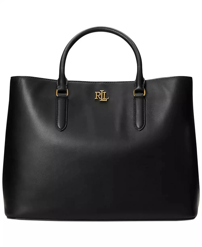 商品Ralph Lauren|Women's Full-Grain Smooth Leather Large Marcy Satchel,价格¥3606,第3张图片详细描述