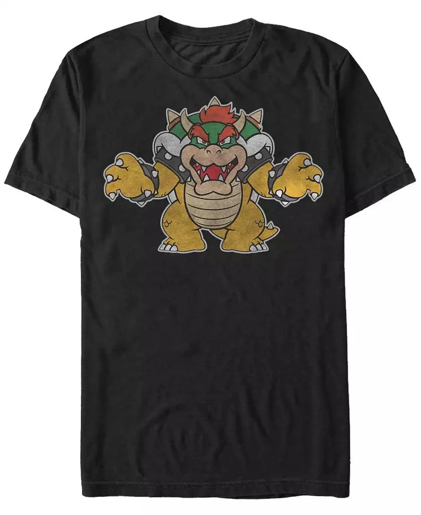 商品Nintendo|Nintendo Men's Super Mario Just Bowser Short Sleeve T-Shirts,价格¥190,第1张图片