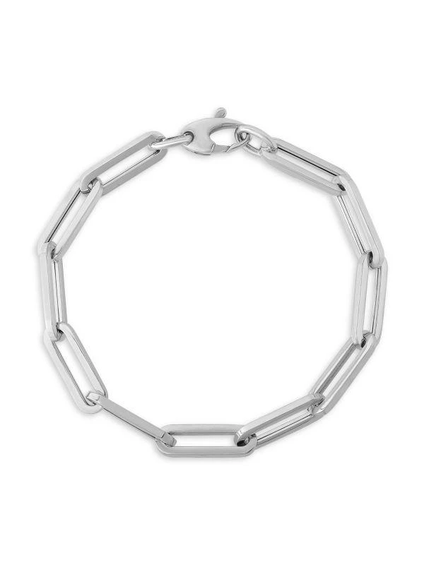 商品Saks Fifth Avenue|14K White Gold Paperclip Chain Bracelet,价格¥4515,第1张图片
