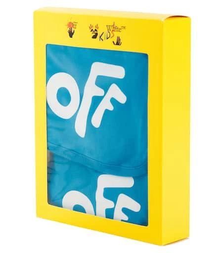 商品Off-White|婴幼儿 — Logo棉质围兜与连身衣套装,价格¥997,第5张图片详细描述