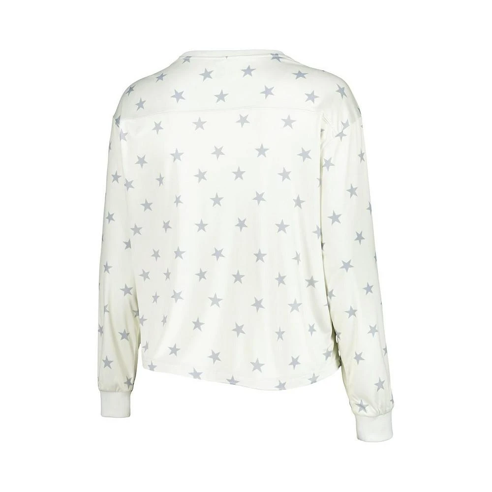 商品Profile|Women's Cream Ohio State Buckeyes Plus Size Agenda Stars Pullover Sweatshirt,价格¥385,第2张图片详细描述