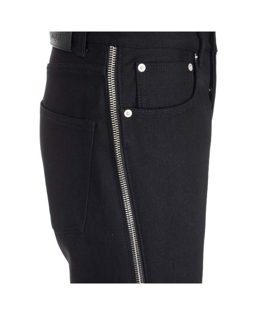 Zip Detailed Mid Rise Trousers商品第3张图片规格展示