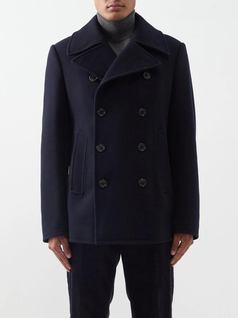 商品Ralph Lauren|Fullerton double-breasted wool-blend pea coat,价格¥25192,第1张图片