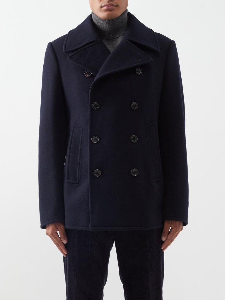 商品Ralph Lauren|Fullerton double-breasted wool-blend pea coat,价格¥21336,第1张图片