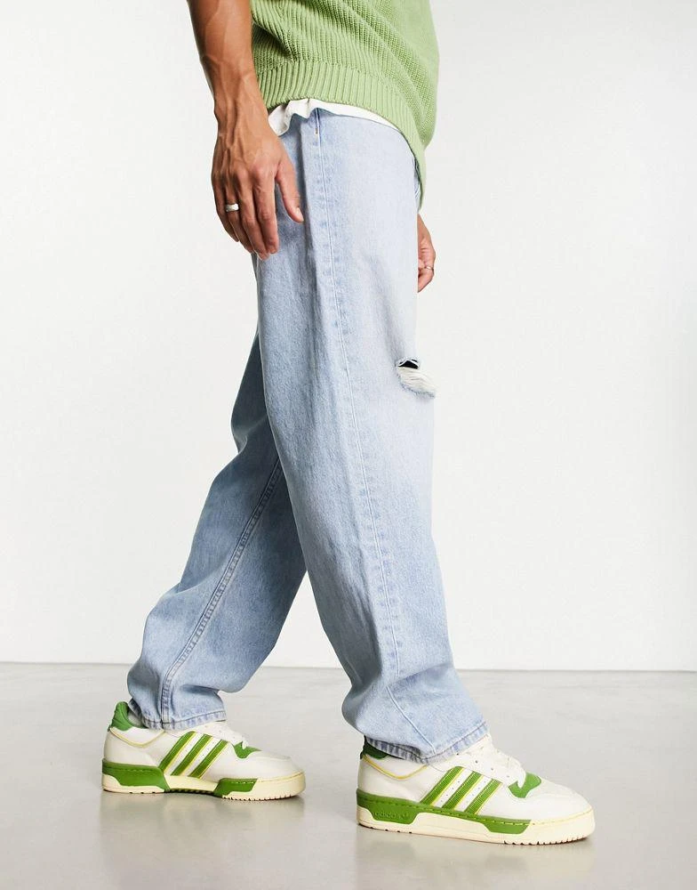 商品Adidas|adidas Originals Rivalry Low 86 trainers in white and green,价格¥570,第2张图片详细描述