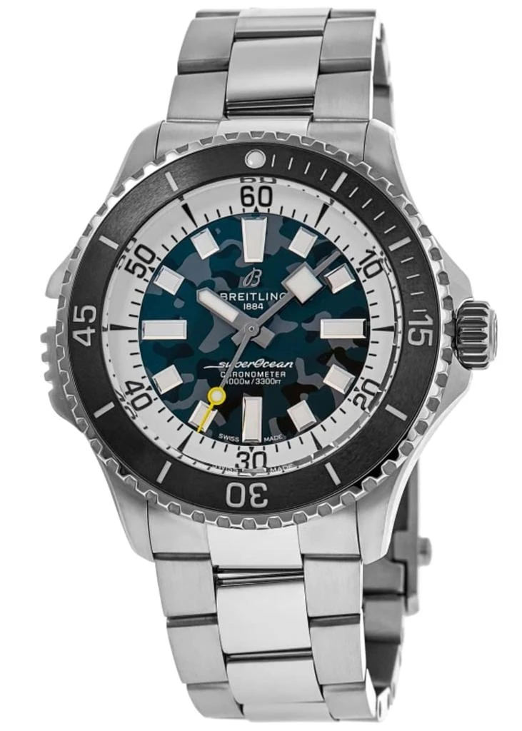 商品BREITLING|Superocean Automatic 46 Super Diver Grey Dial Titanium Men's Watch E10379351B1E1,价格¥37529,第1张图片