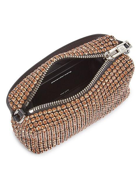 商品Alexander Wang|Medium Heiress Rhinestone Mesh Pouch,价格¥4854,第5张图片详细描述