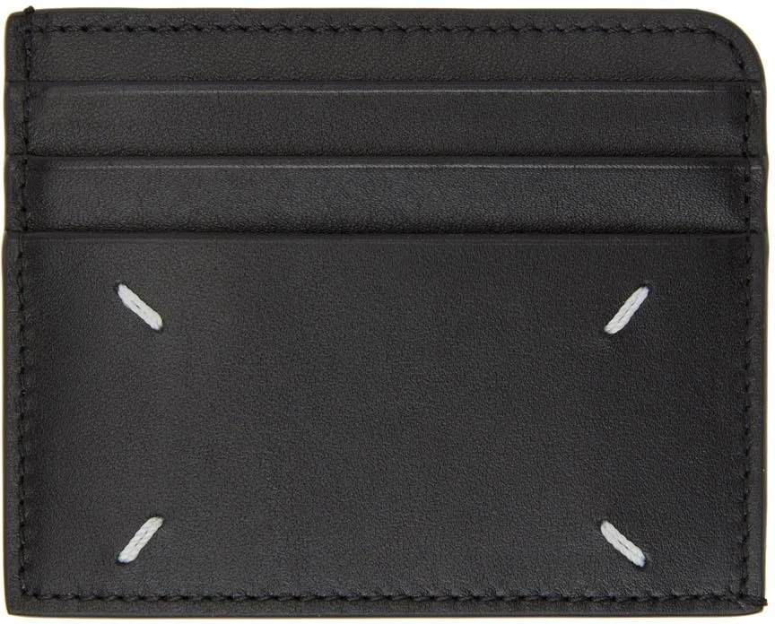 商品MAISON MARGIELA|Black Leather Card Holder,价格¥1481,第2张图片详细描述