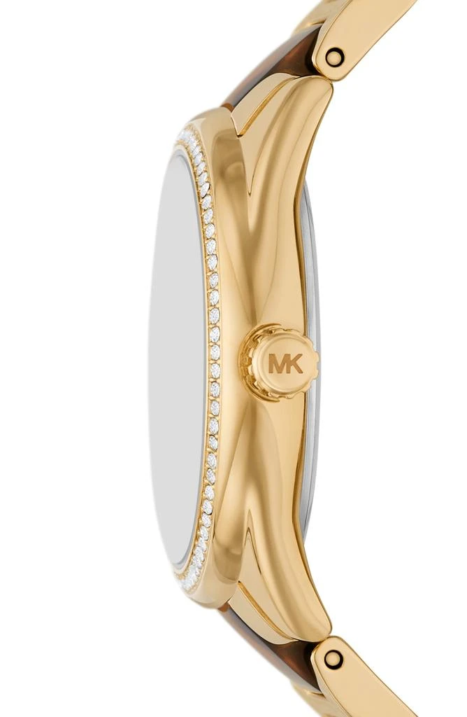 商品Michael Kors|Mini Janelle CZ Embellished Bracelet Watch, 36mm,价格¥735,第3张图片详细描述