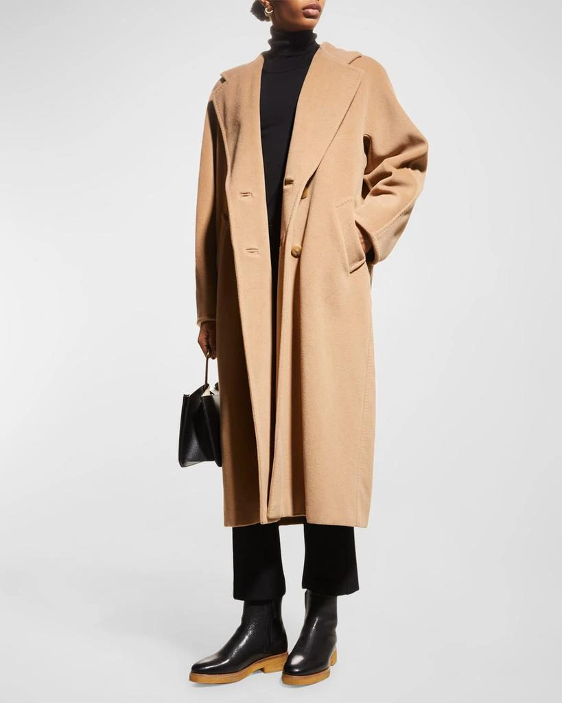 商品Max Mara|Wool-Cashmere Double-Breasted Madame Coat,价格¥32638,第3张图片详细描述