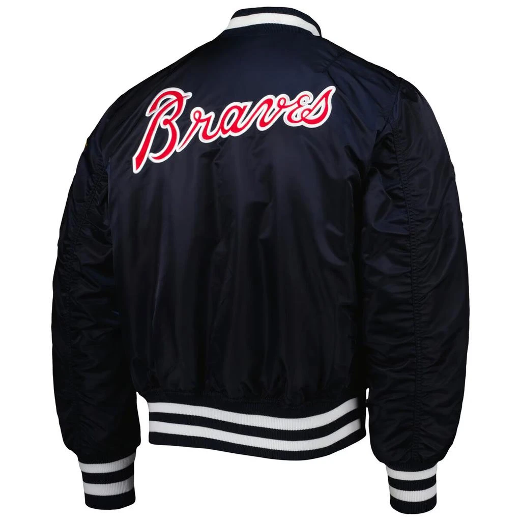 商品New Era|New Era x Alpha Industries Braves Reversible Full-Zip Bomber Jacket - Men's,价格¥1753,第2张图片详细描述
