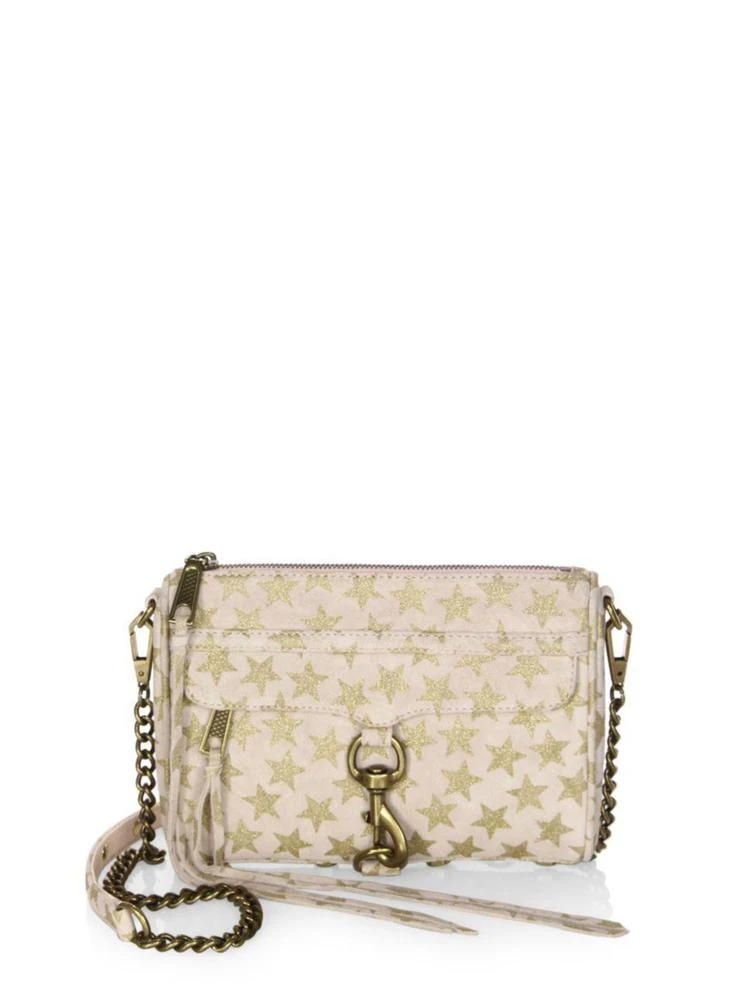 商品Rebecca Minkoff|闪亮星星迷你麂皮包,价格¥1447,第1张图片