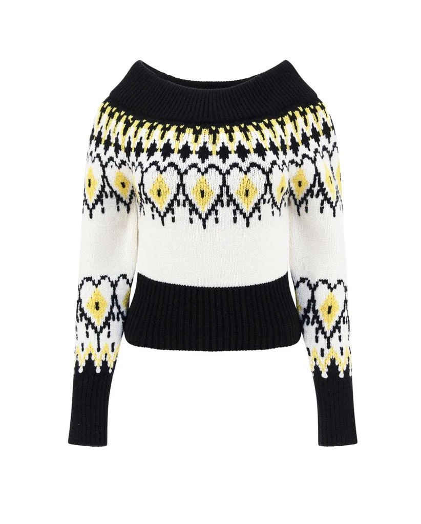 商品Alexander McQueen|Alexander McQueen Pattern Intarsia Knitted Jumper,价格¥5690,第1张图片