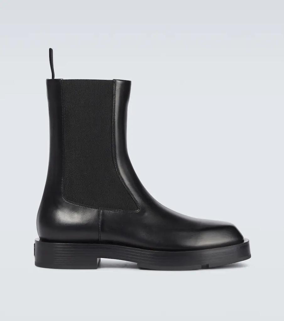 商品Givenchy|Squared box leather Chelsea boots,价格¥8179,第1张图片