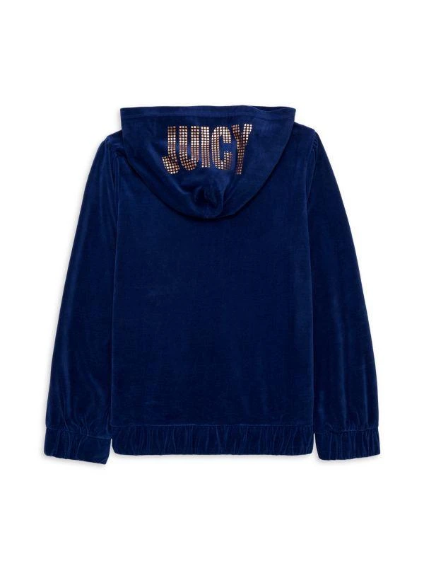 商品Juicy Couture|Girl’s Velour Hoodie,价格¥120,第2张图片详细描述