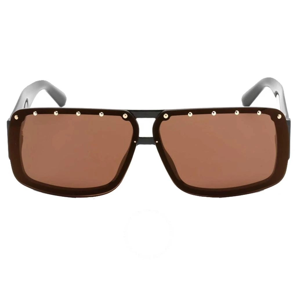 商品Jimmy Choo|Jimmy Choo Women's Sunglasses - Brown Plastic Rectangular Frame | MORRIS/S 0Y4D VP,价格¥390,第2张图片详细描述