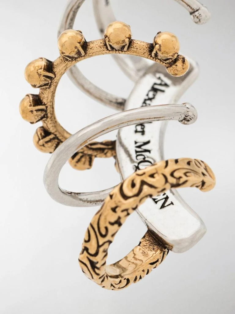 商品Alexander McQueen|Alexander McQueen Bijoux Silver,价格¥1241,第4张图片详细描述