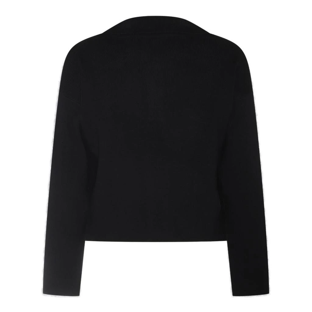 商品AMI|AMI Paris Ami de Coeur Long-Sleeved Knitted Polo Shirt,价格¥2063,第2张图片详细描述