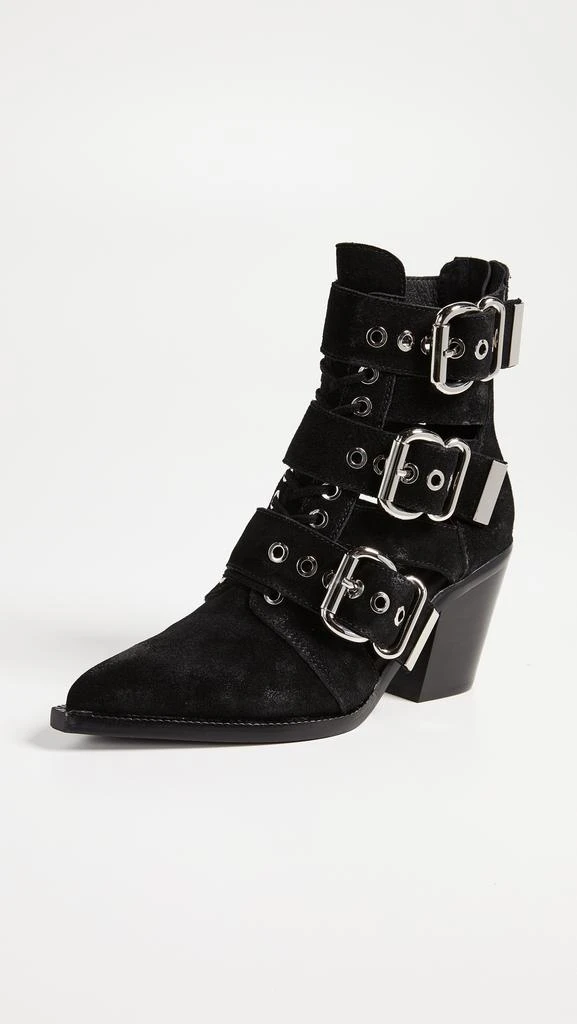 商品Jeffrey Campbell|Jeffrey Campbell Caceres Buckle Booties,价格¥395,第2张图片详细描述