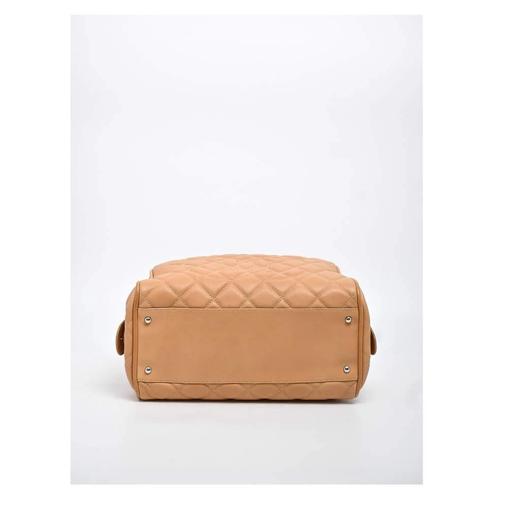 商品[二手商品] Chanel|Chanel Nude Quilted Caviar Leather Timeless Classic Bowler Bag,价格¥14224,第4张图片详细描述