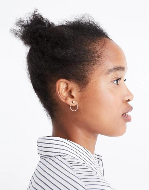 商品Madewell|14k Gold Meghan Sunstone Earrings,价格¥2511,第2张图片详细描述