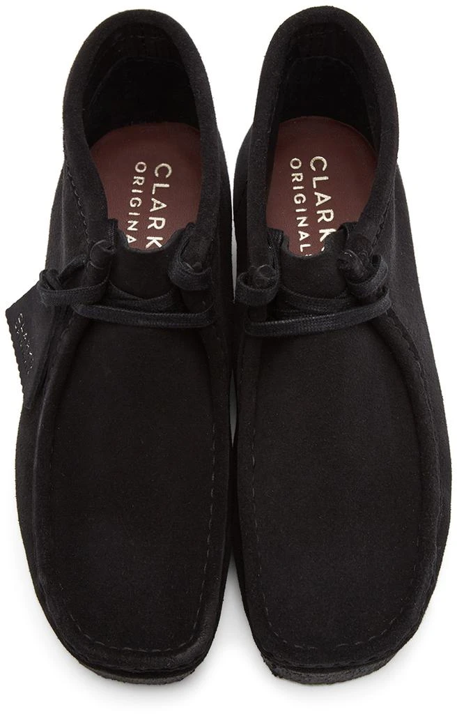 商品Clarks|Black Suede Wallabee Desert Boots,价格¥1285,第5张图片详细描述